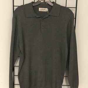Lavane polo shirt sweater gray regular fit M